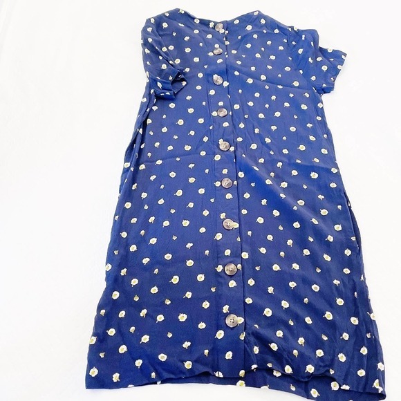 Madewell Flower Printed Dress Button Back SZ XXS - Picture 2 of 7